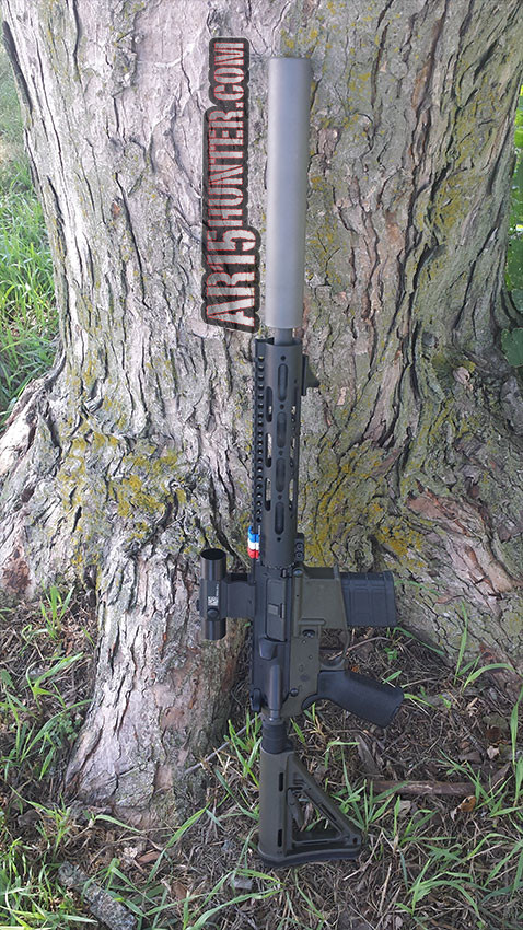 Squirrel-Hunting-AR15-Lightweight-Suppressor-left