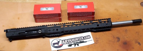 The 18" side charging .277WLV upper as I received it. 