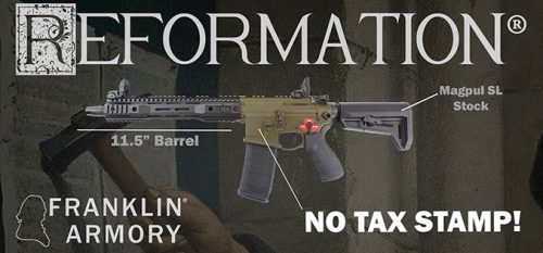 Franklin Armory Announces Their New Reformation Line of NRS Firearms