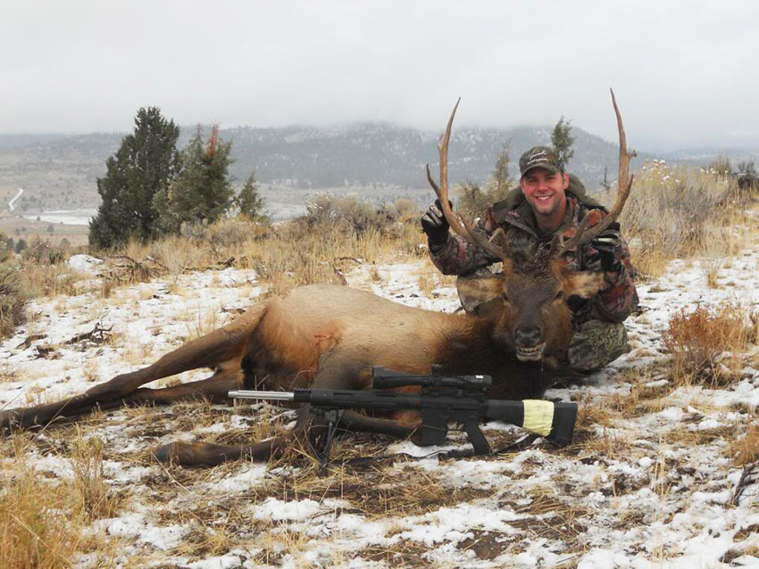 Oregon Elk Hunt with an AR15 in .243 WSSM – With Video