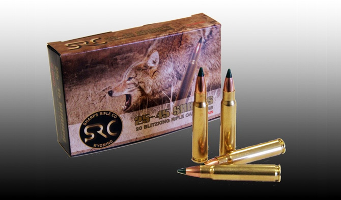 SRC Arms is now Offering the 70 Grain Sierra BlitzKing in Factory Ammo for the 25-45 Sharps